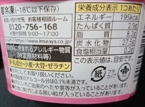 井村屋 ショートケーキアイス カロリー